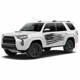 Set of Side US flag Doors Sticker wrap for Toyota 4Runner 2002 2003 2004 2005