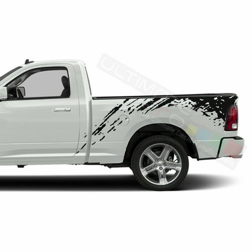 Side Bed Mud Splash Stripes Decal Sticker for Dodge Ram Regular Cab SRT8 RT 1500