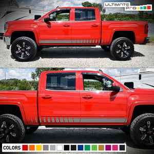 side Decal Sticker For GMC Sierra Mirror 2016 2017 2018 2019 off road 2020 bar