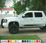 Side Decal Sticker Stripe Kit for Chevrolet Avalanche Bulb Light Mountains 4x4