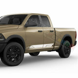 Side Door Stripes Racing Sport Wrap Decal Sticker for Dodge Ram Quad Cab 3500