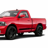 Side Door Stripes Racing Sport Wrap Decal Sticker for Dodge Ram Regular Cab 1500