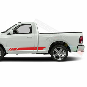 Side Door Stripes Sport Wrap Decal Sticker for Dodge Ram Regular Cab 2500