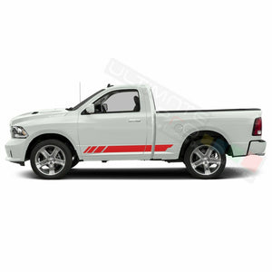 Side Door Stripes Sport Wrap Decal Sticker for Dodge Ram Regular Cab 3500  bed