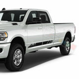 Side Doors Moutains Stripes Wrap Decal Sticker for Dodge Ram Crew Cab 3500 SRT8