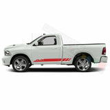 Side Doors Moutains Stripes Wrap Decal Sticker for Dodge Ram Regular Cab 1500