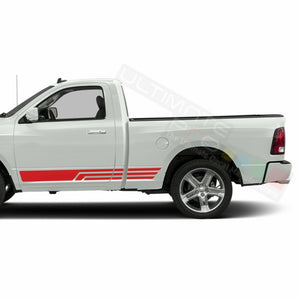 Side Doors Stripes Decal Sticker Sport for Dodge Ram Regular Cab SRT8 RT 1500