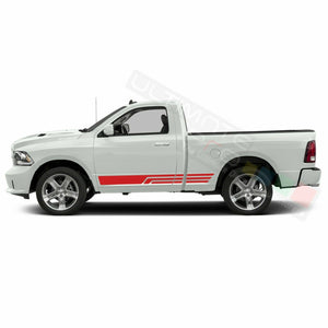 Side Doors Stripes Decal Sticker Sport for Dodge Ram Regular Cab SRT8 RT 1500