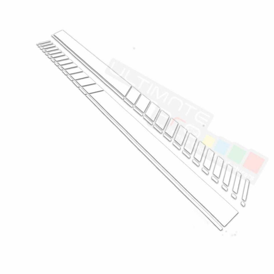 Side Doors Stripes Racing Sport Wrap Decal Sticker for Dodge Ram Crew Cab 3500