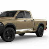 Side Doors Stripes Racing Sport Wrap Decal Sticker for Dodge Ram Quad Cab 2500