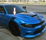 Side Front Fender hood Sticker Decal stripes for Dodge Charger Style 2001 - 2019