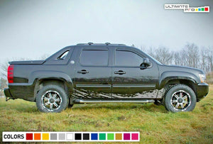 Side Mud stripe Splash for Chevrolet Avalanche GMT900 GMT805 GMT800 Z71 LS LTZ