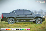 Side Mud stripe Splash for Chevrolet Avalanche GMT900 GMT805 GMT800 Z71 LS LTZ