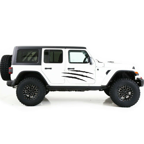 Side Scratch Sticker for Jeep Wrangler JL scratch graphic intake door 2019 2020 2021 2022 2023 2024