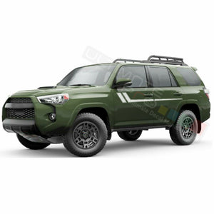 Side Stickers Door Mirror Stripes for Toyota 4Runner 2009 2010 2011 2012 2013