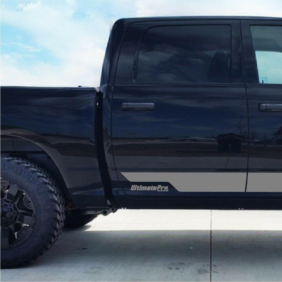 Side Stripe Decal Sticker Kit for Dodge Ram 2000 - 2019 Door Fender Flare head