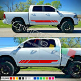 Side Stripe Decal Sticker Kit for Dodge Ram Door Fender 3th 4th Gen 2009 - 2014