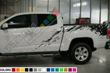 Side Stripe Decal Sticker Kit for GMC Canyon 2006 2019 Rear Bed mud splash signs