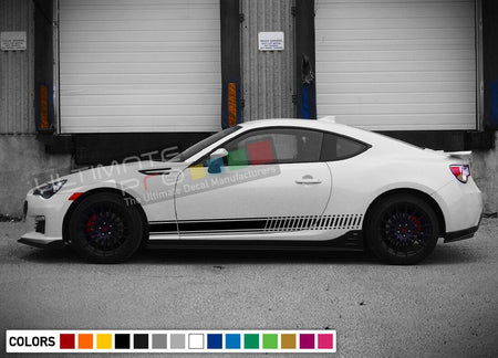 Decals for Subaru BRZ 2015 2016 Side Stripe Decal Sticker rocker panel