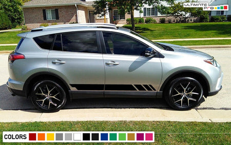 Side Stripe Decal Sticker Kit for Toyota Sequoia Road Spare 4x4 Roof Rack 2017