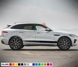 Side Stripe kit Sticker for Jaguar F Pace Sunroof top graphics Trunk Hood 2018
