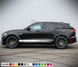 Side Stripe kit Sticker for Jaguar F Pace Sunroof top graphics Trunk Hood 2018