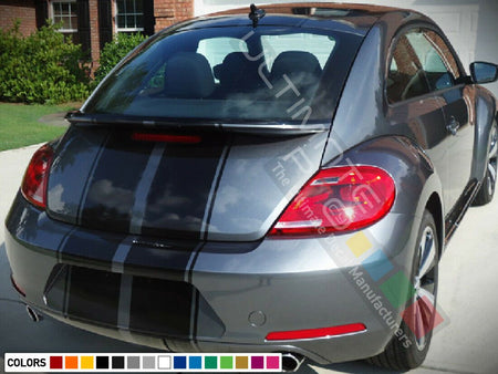 Side Stripe kit Sticker for Volkswagen beetle 2003 2004 2005 roof top graphics