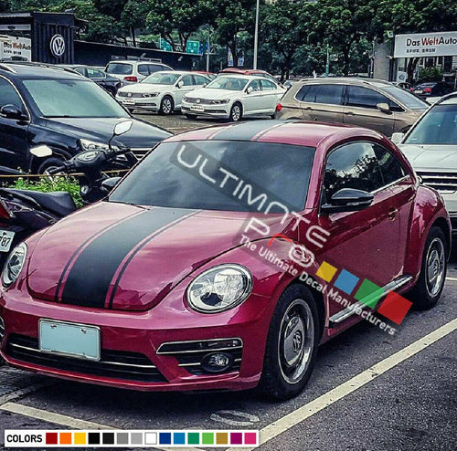 Side Stripe kit Sticker for Volkswagen beetle 2009 2010 2011 2012 2013 2014 eye