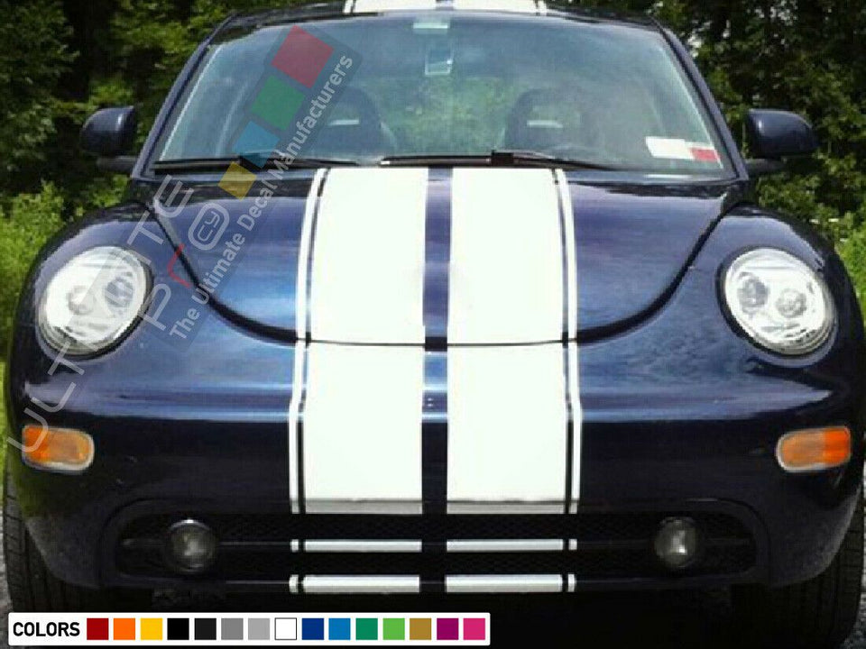 Side Stripe kit Sticker for Volkswagen beetle roof top graphics light racing