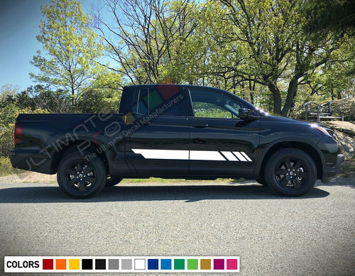 Side Stripes Decal Sticker for Honda Ridgeline Sport 4x4 Off-Road Graphic