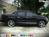 Side Stripes Decal Sticker Kit for Chevrolet Avalanche Bed Floor Mat Hard Cover