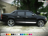 Side Stripes Decal Sticker Kit for Chevrolet Avalanche Bed Floor Mat Hard Cover