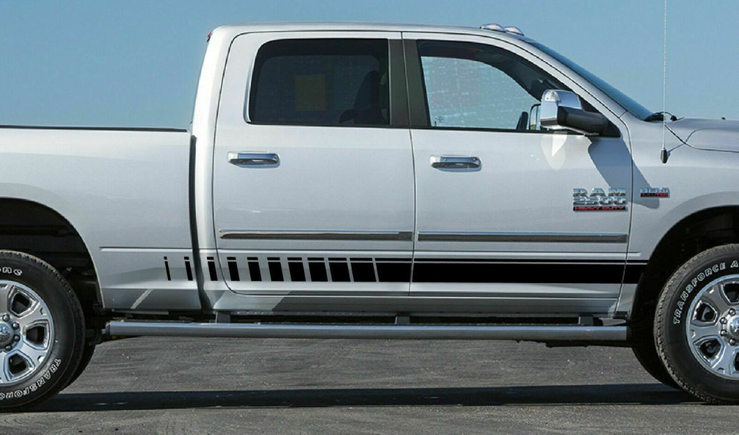 Side Stripes Decal Sticker Kit for Chevrolet Avalanche Bed Floor Mat Hard Cover