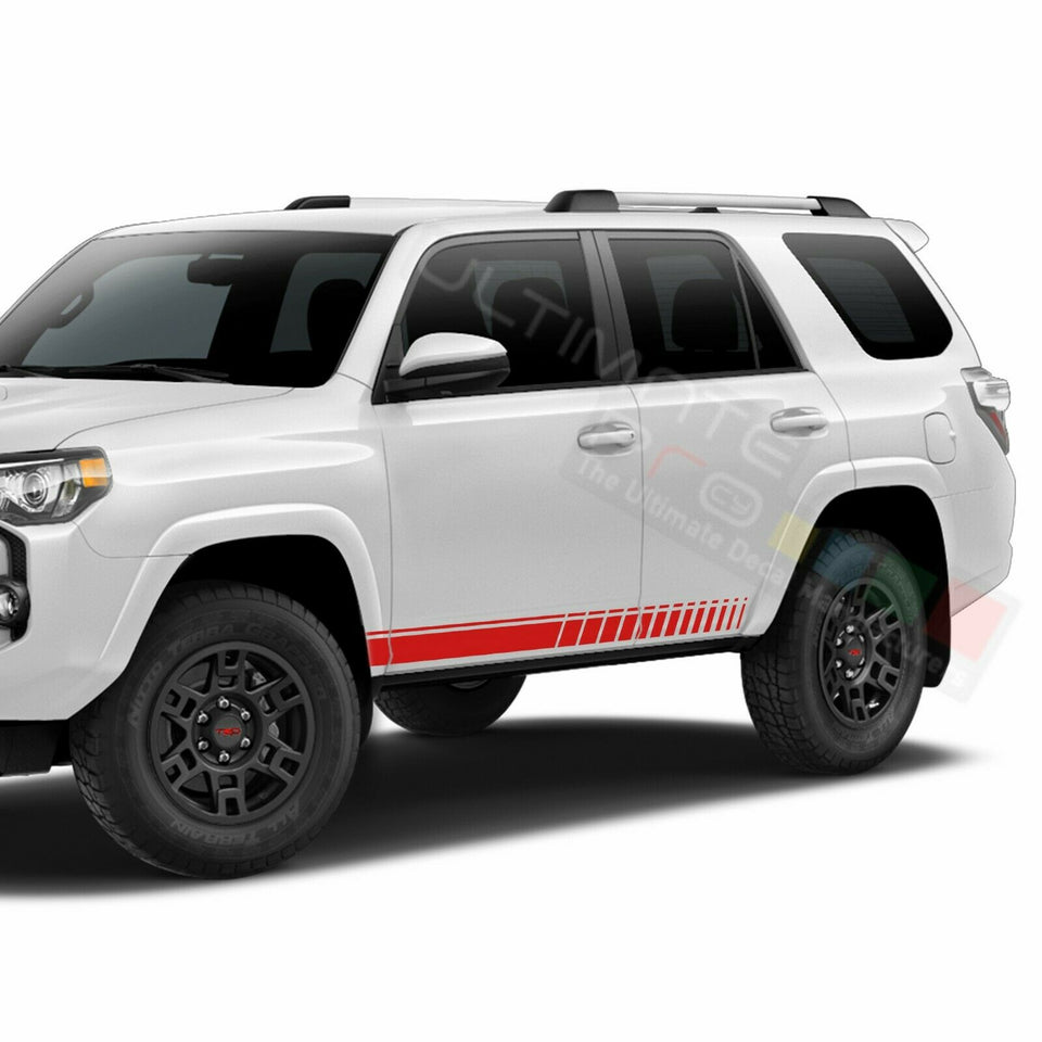 Side Stripes Decal Stickers Bar Door for Toyota 4Runner 2002 2003 2004 2005 2006