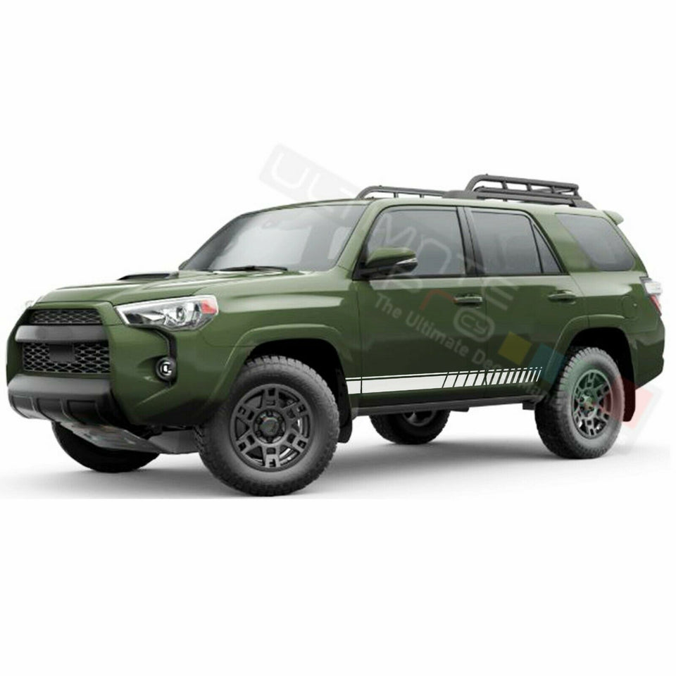 Side Stripes Decal Stickers Bar Door for Toyota 4Runner 2009 2011 2012 2013 2014