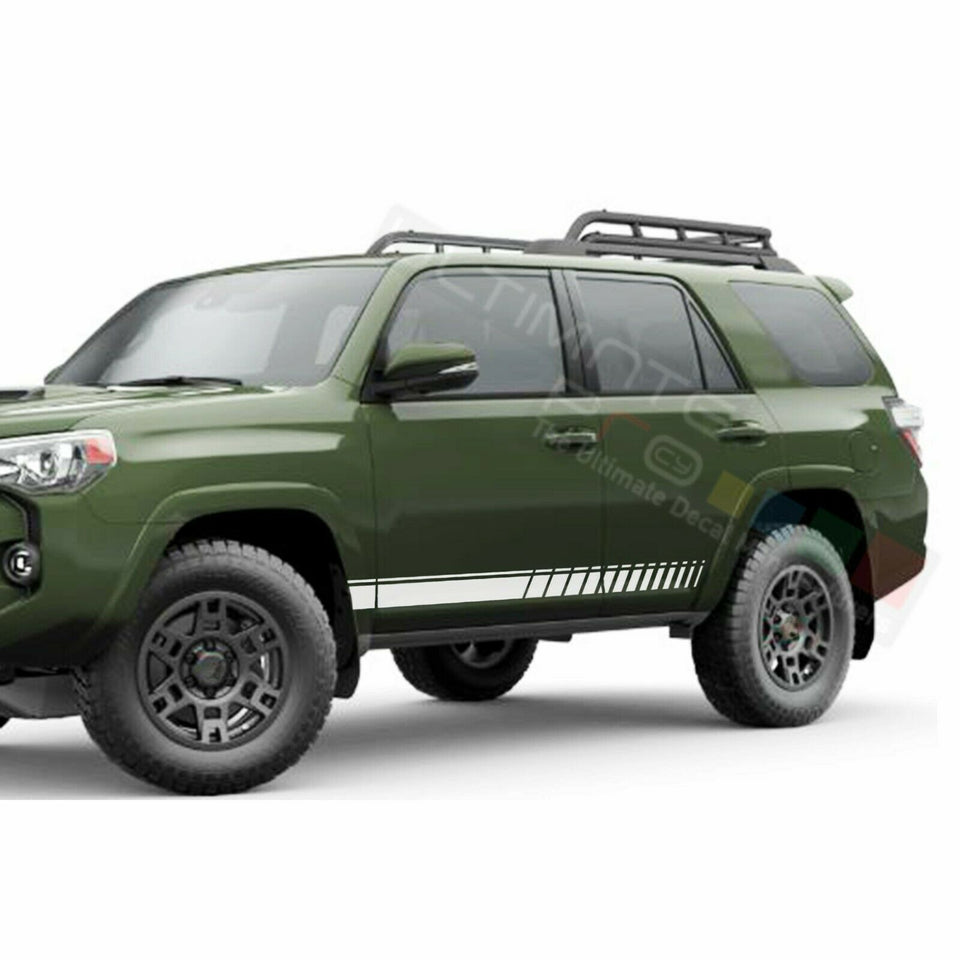 Side Stripes Decal Stickers Bar Door for Toyota 4Runner 2009 2011 2012 2013 2014