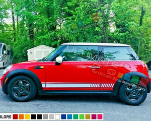 Side stripes Kit for Mini Cooper coupe s R50 R56 F55 Door Emblem sport ECU Hatch