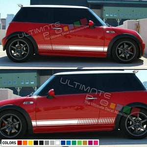 Side stripes Kit for Mini Cooper coupe s R50 R56 F55 Door Emblem sport ECU Hatch