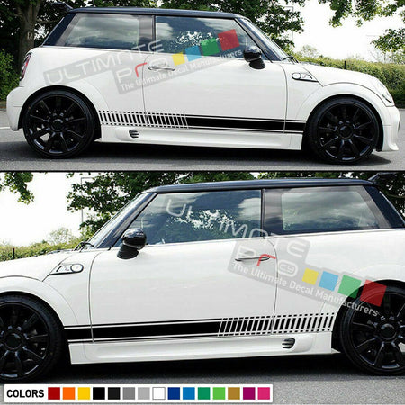 Side stripes Kit for Mini Cooper coupe s R50 R56 F55 Door Emblem sport ECU Hatch