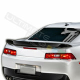 Skull Design Rear Window See Thru Sticker Perforated for Chevrolet Camaro