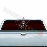 Skulls Decals Rear Window See Thru Stickers Perforated for Honda Ridgeline 2019