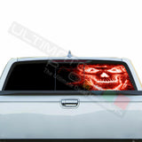 Skulls Decals Rear Window See Thru Stickers Perforated for Honda Ridgeline 2019