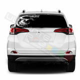 Skulls Decals Window See Thru Stickers Perforated for Toyota RAV4 2018 2019 2020