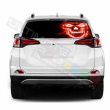 Skulls Decals Window See Thru Stickers Perforated for Toyota RAV4 2018 2019 2020