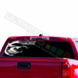 Skulls Designs Decals Rear Window Sticker Perforated for Chevrolet Avalanche