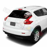 Skulls Designs Decals Window See Thru Stickers Perforated for Nissan Juke 2020