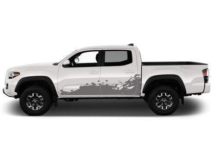 Decal For TOYOTA TACOMA Side Door Splash Design Vinyl Graphics Sticker