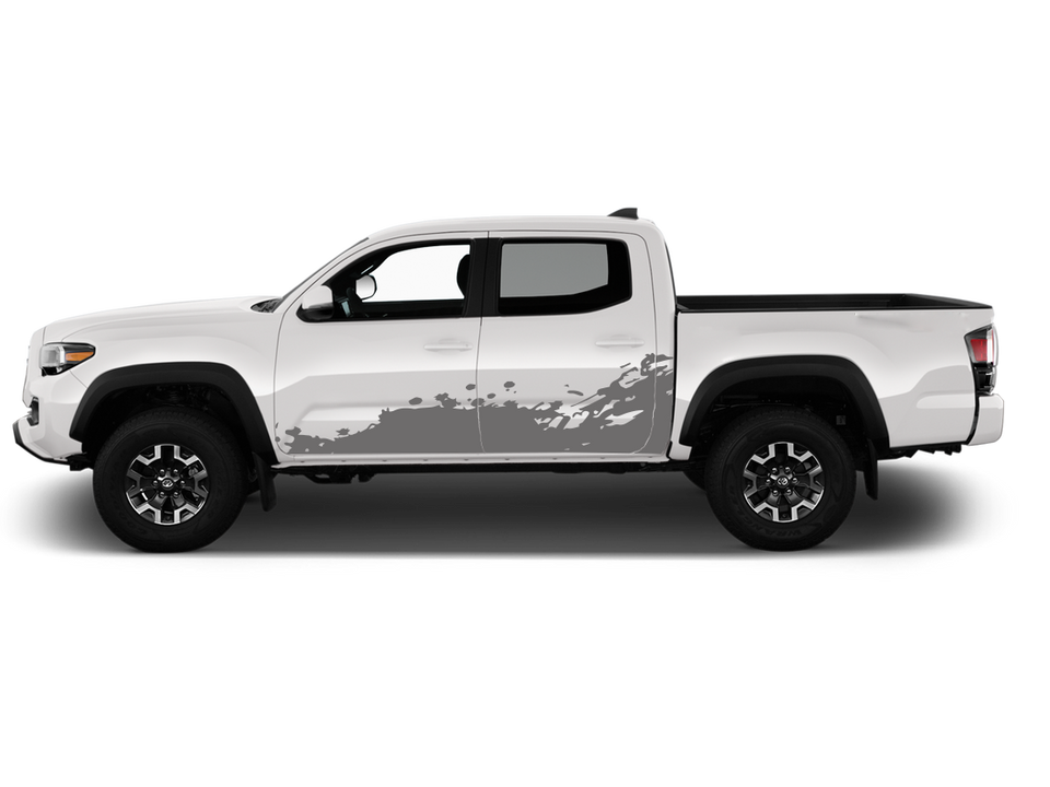 Decal For TOYOTA TACOMA Side Door Splash Design Vinyl Graphics Sticker