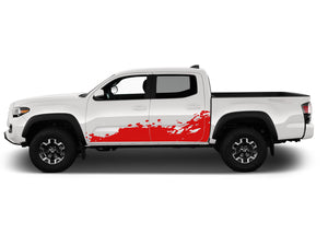 Decal For TOYOTA TACOMA Side Door Splash Design Vinyl Graphics Sticker