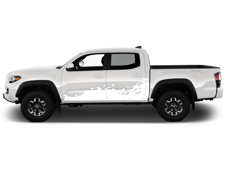 Decal For TOYOTA TACOMA Side Door Splash Design Vinyl Graphics Sticker